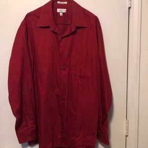 VanHeusen long sleeve Lux Sateen Shirt